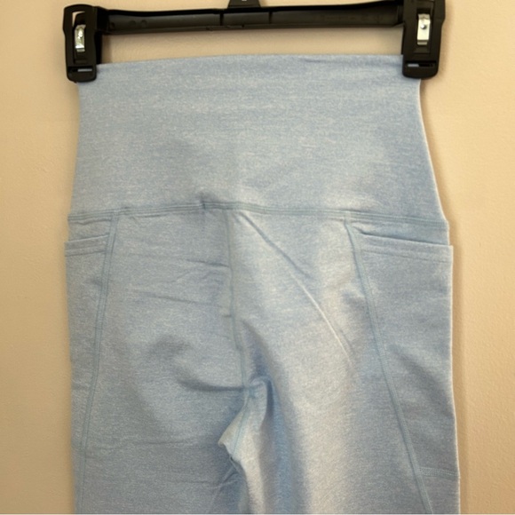 Addison Bay Leggings Ludlow Light Heather Blue Solid Active Fitness Fashion - Picture 3 of 11